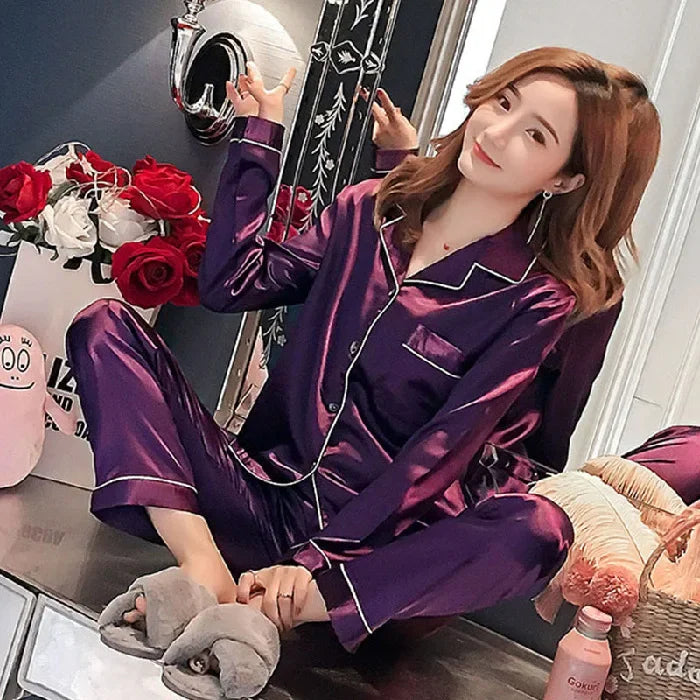 Casual Soft Nightwear Buttons Cardigan Sleepwear Homewear